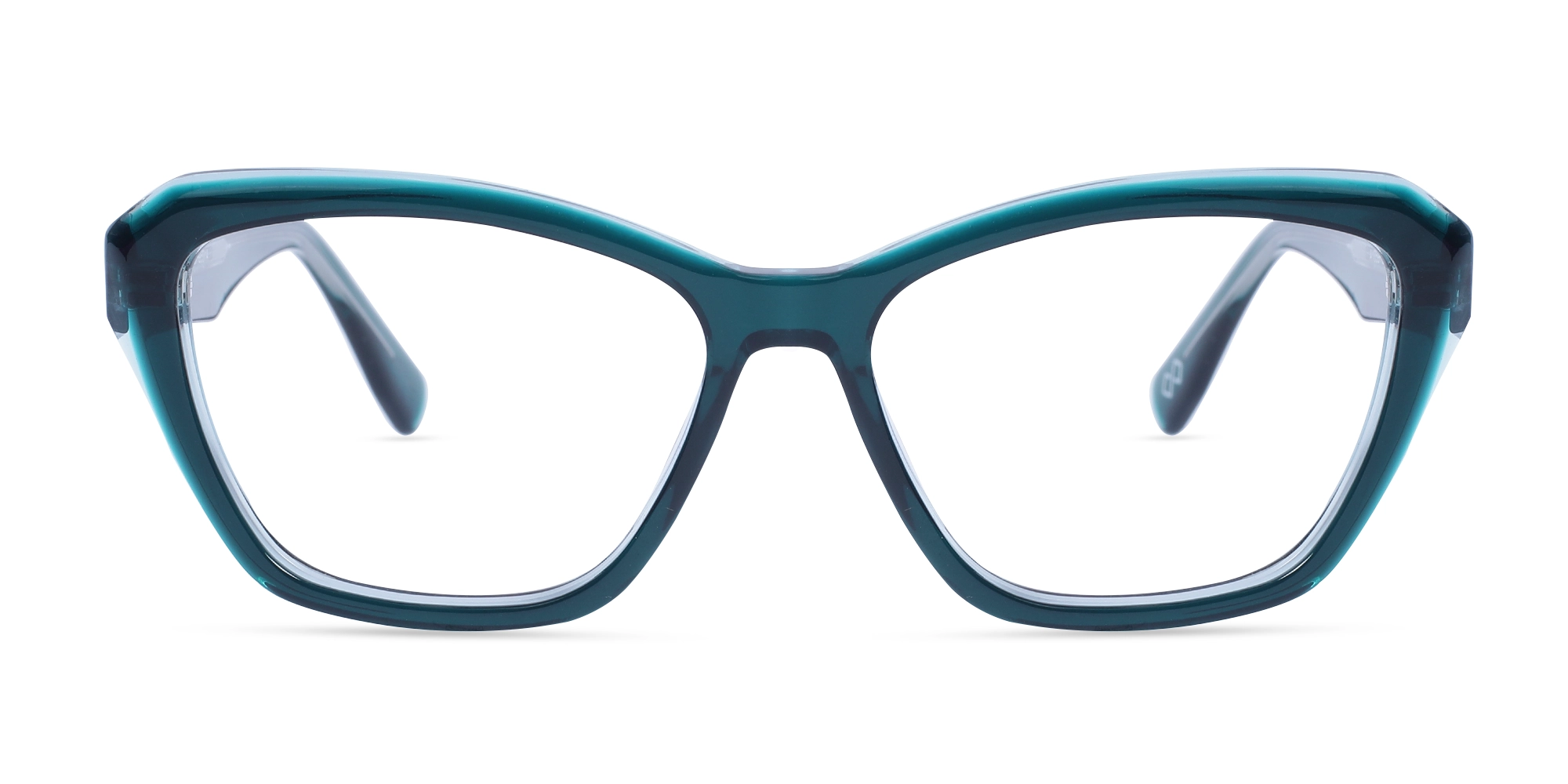 Square Blue Glasses