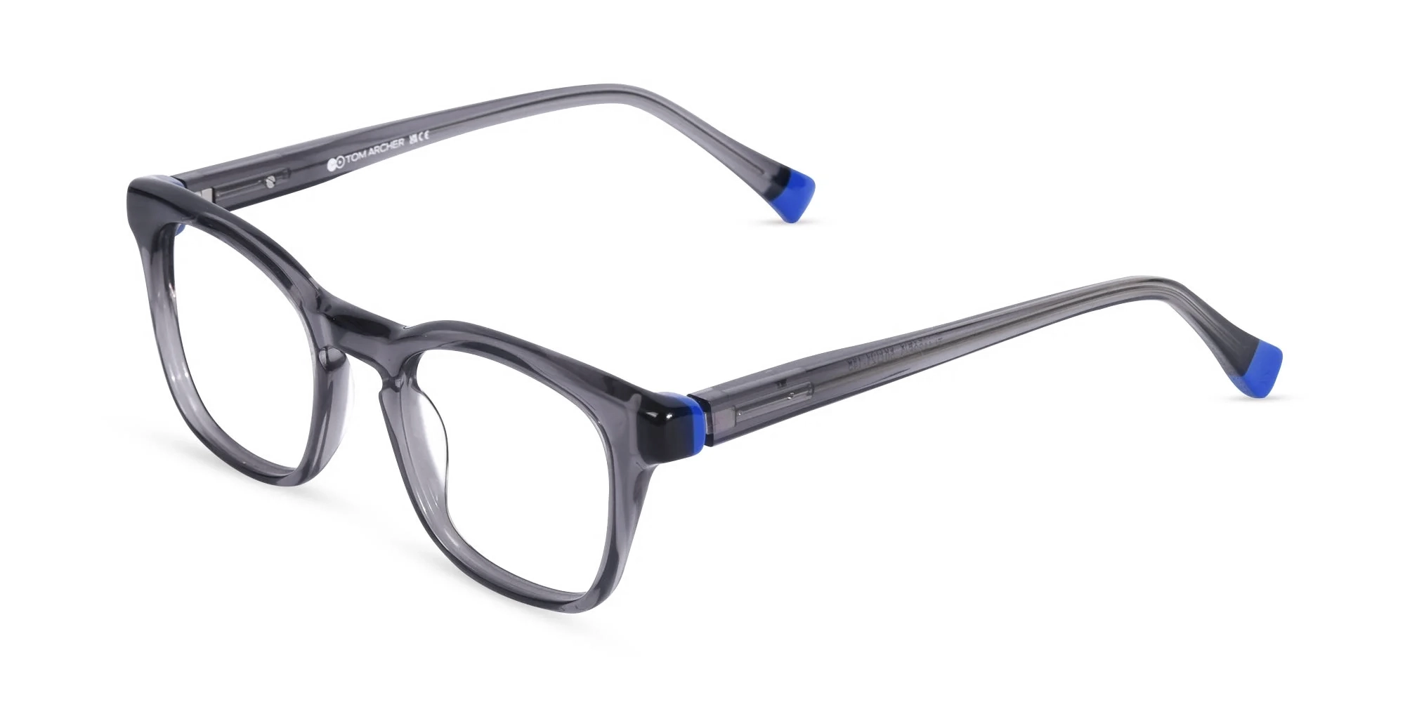 Charcoal Grey Square Glasses-1