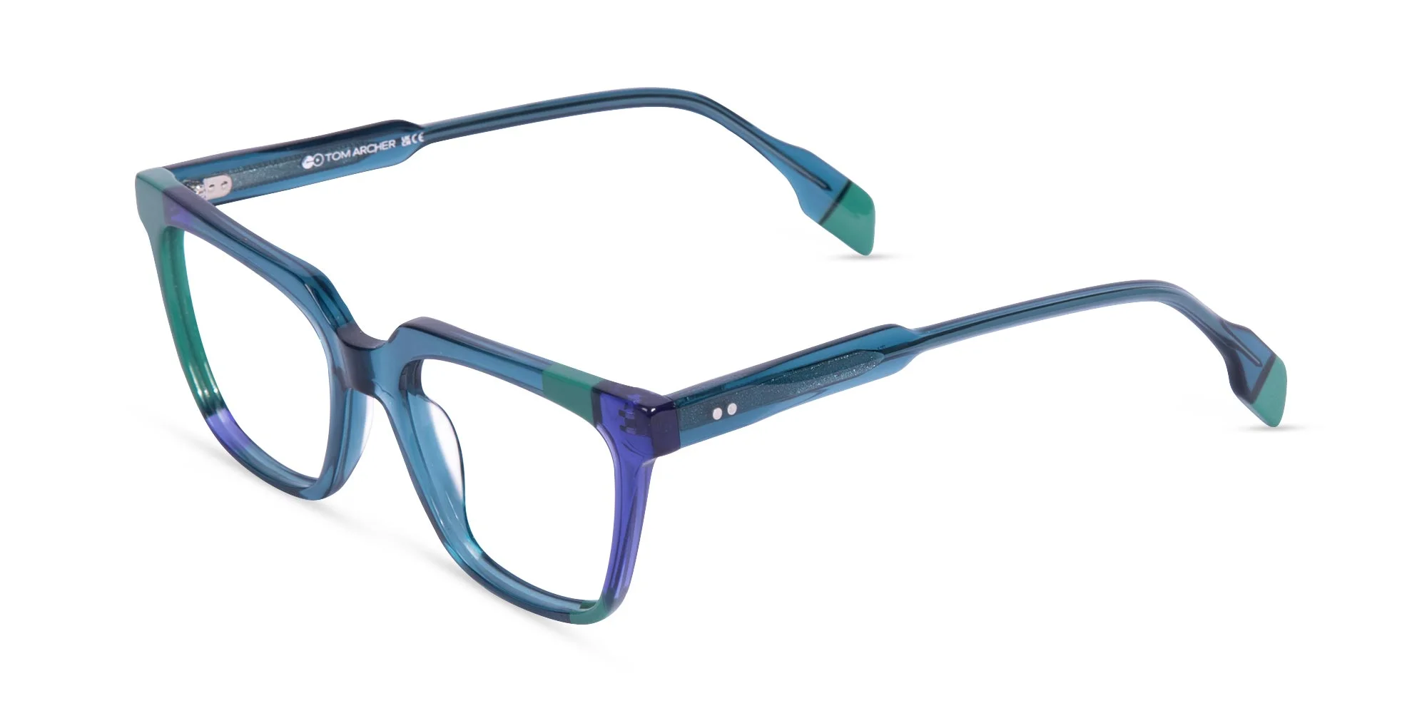 Clear Green Glasses-1