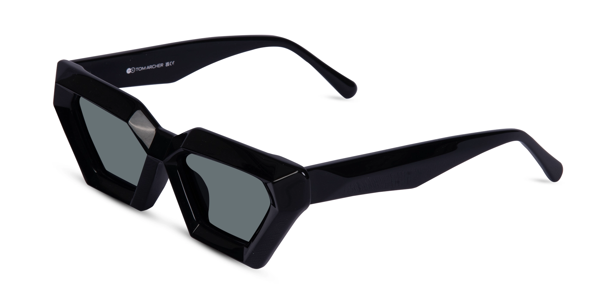 Black Cat Eye Sunglasses-1