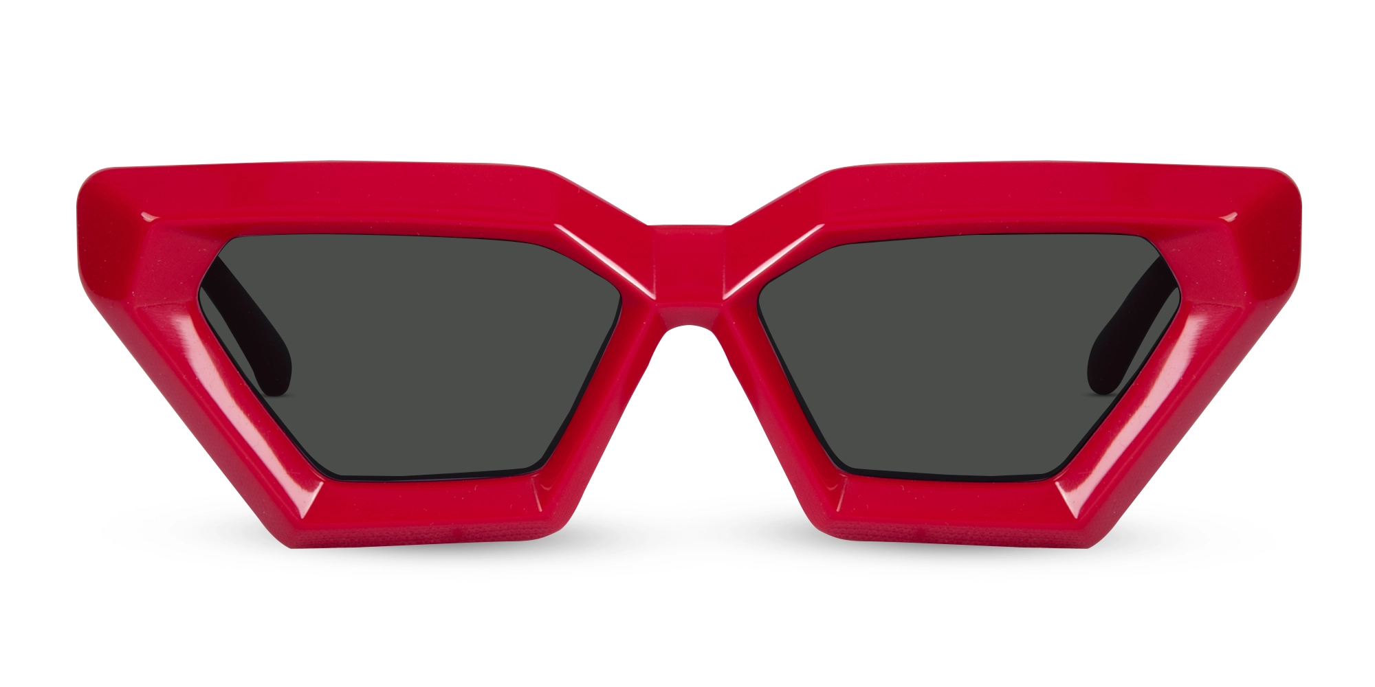 Red Cat Eye Sunglasses Frames-1