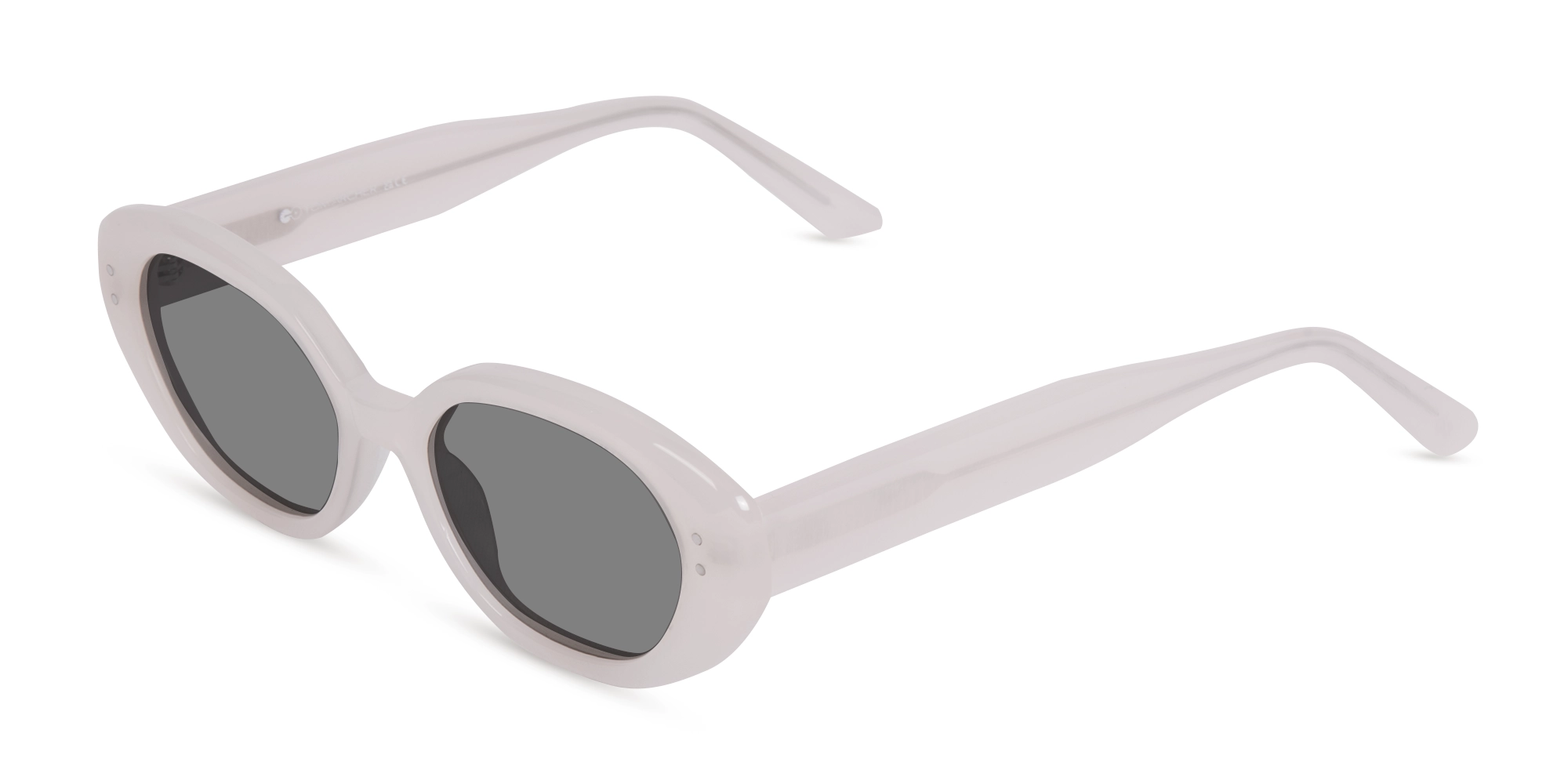 Peach Oval Sunglasses-1