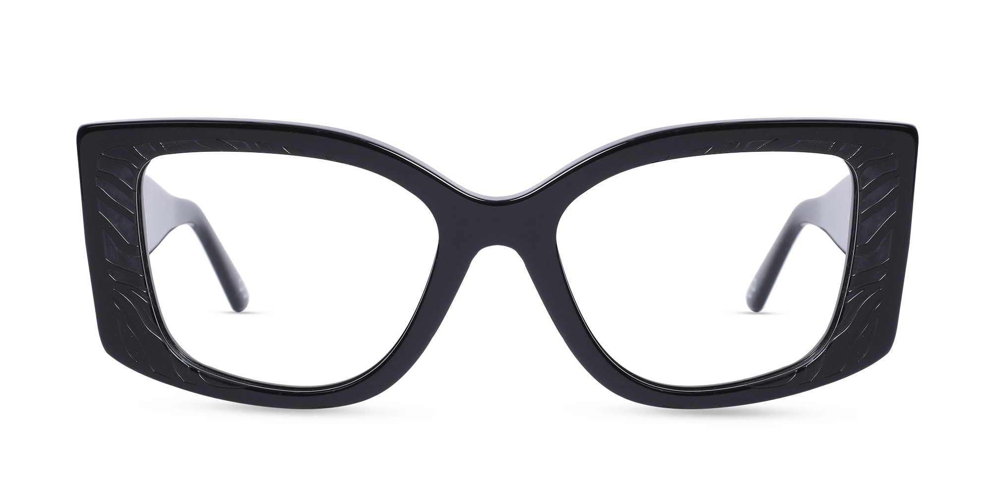 Black Oversized Eyeglasses