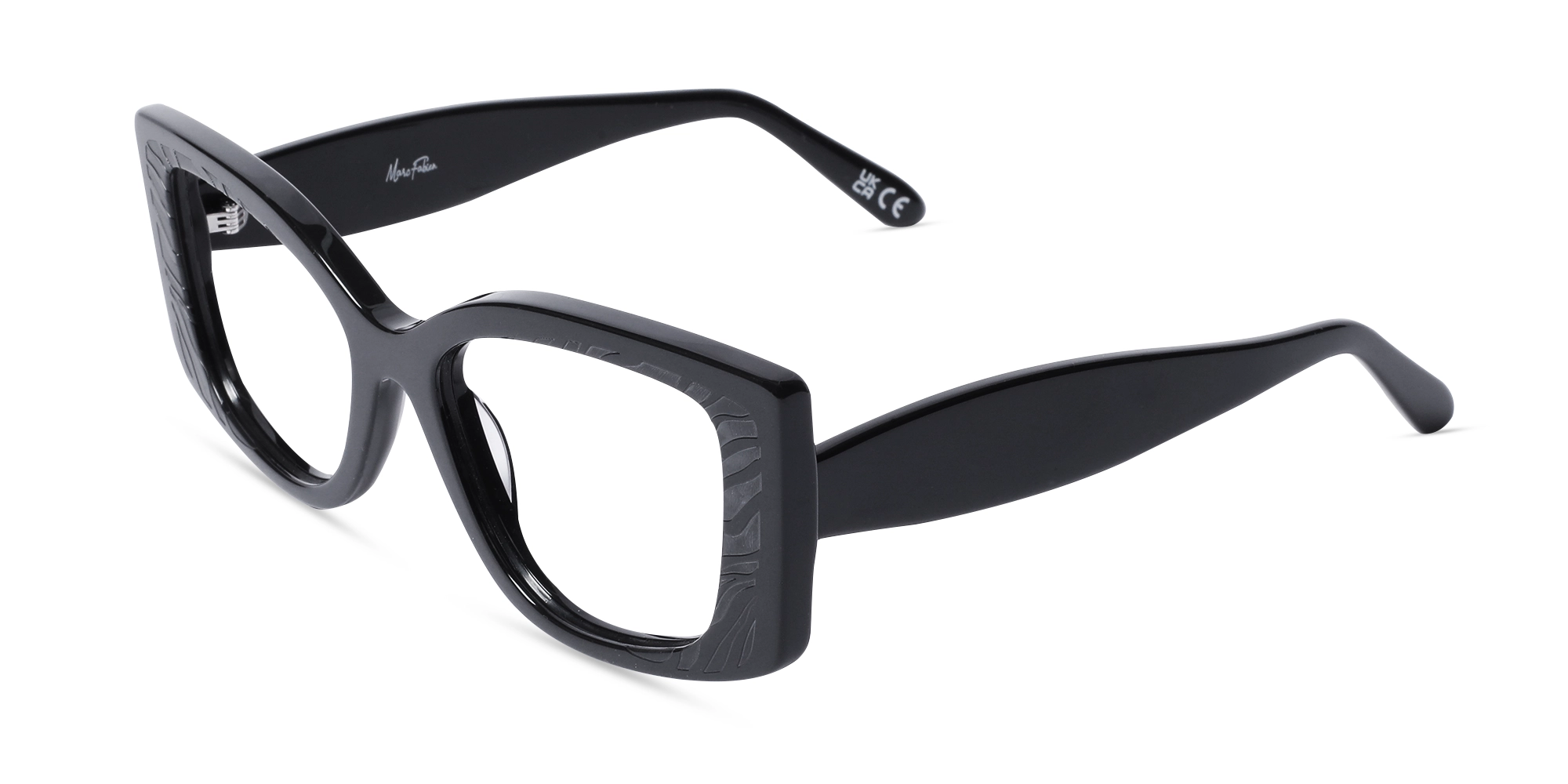 Black Oversized Eyeglasses