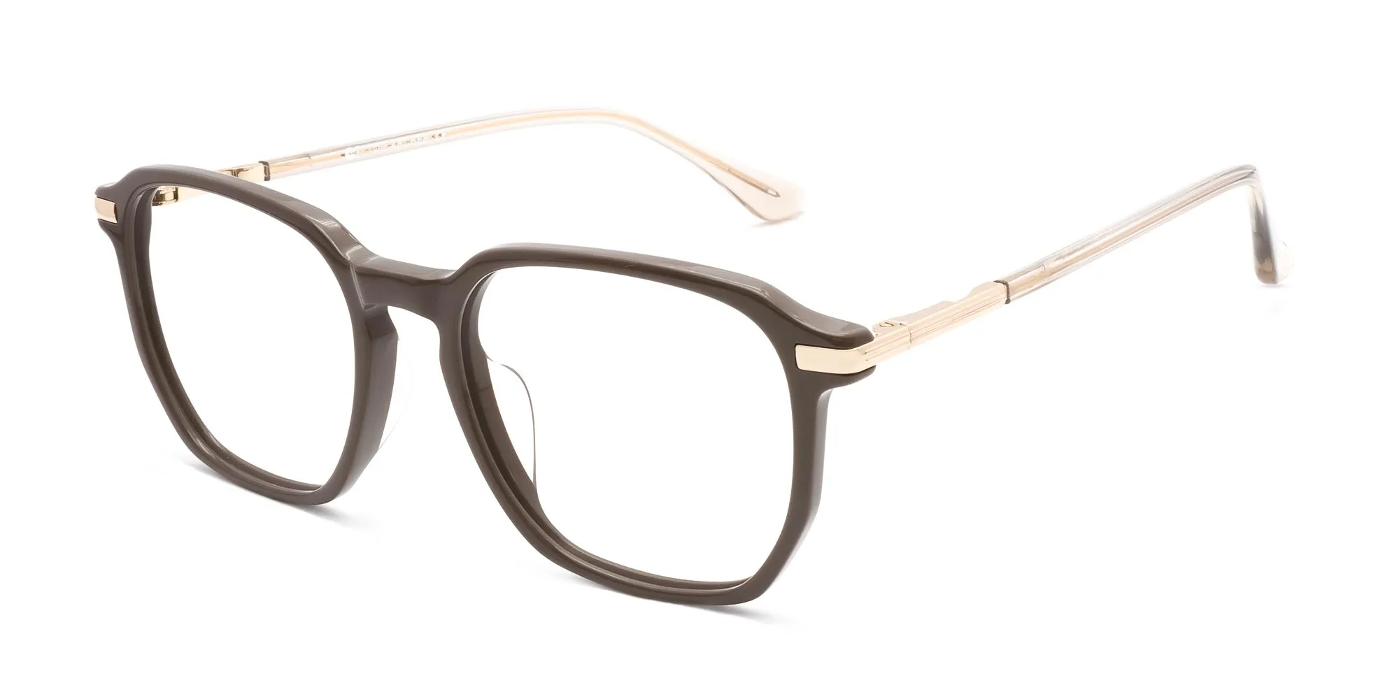 Brown Geometric Glasses-2