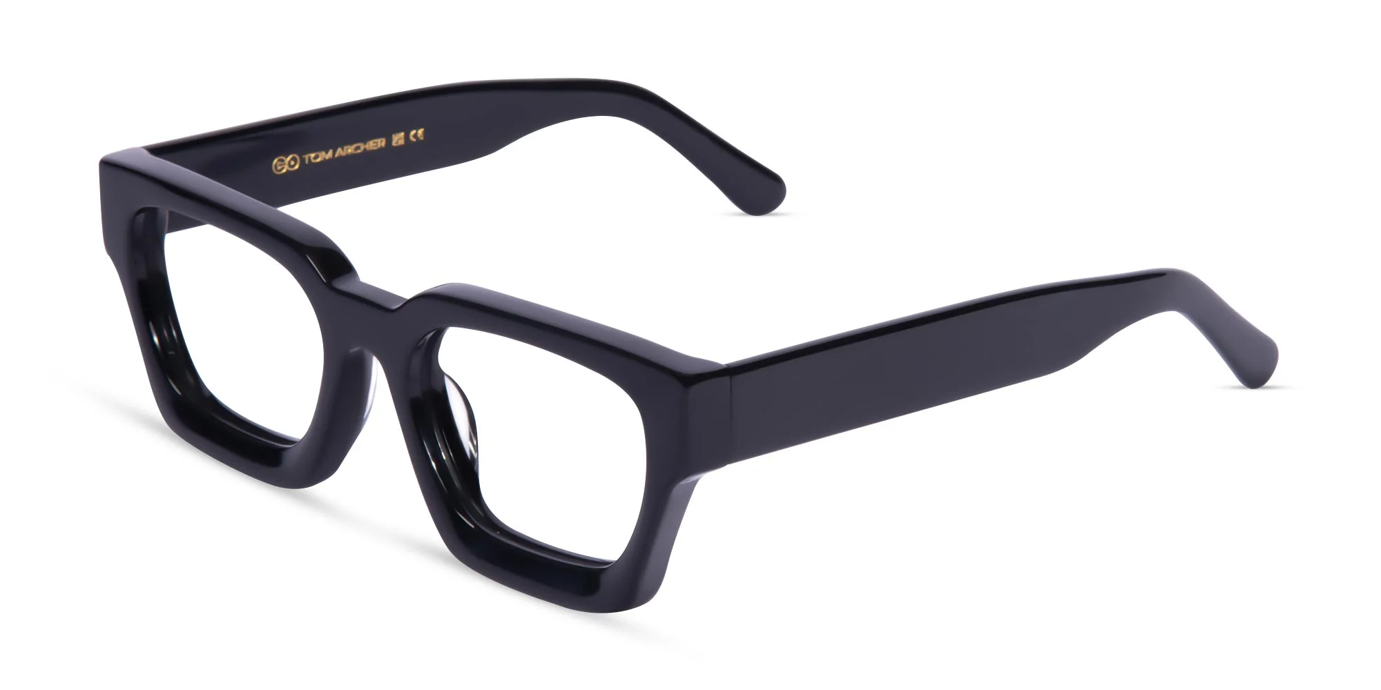 Black Square Frame Eyeglasses