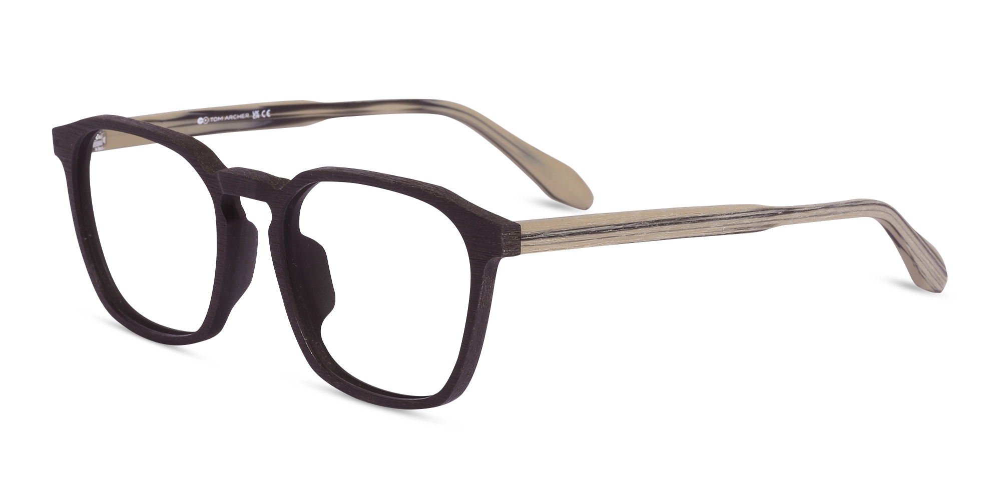 Wenge Teak Wooden Frame Eyeglasses