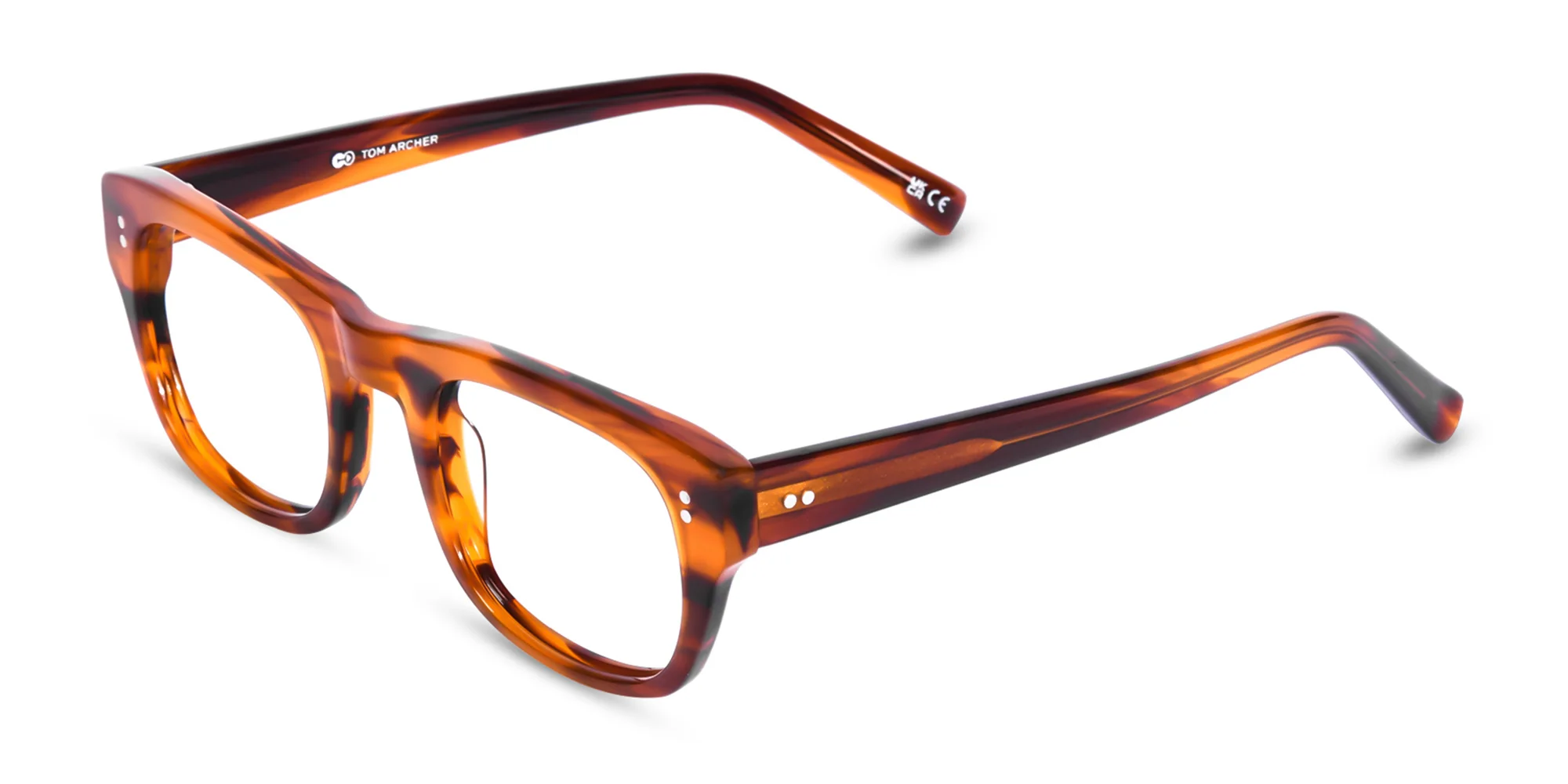 Brown Rectangular Glasses