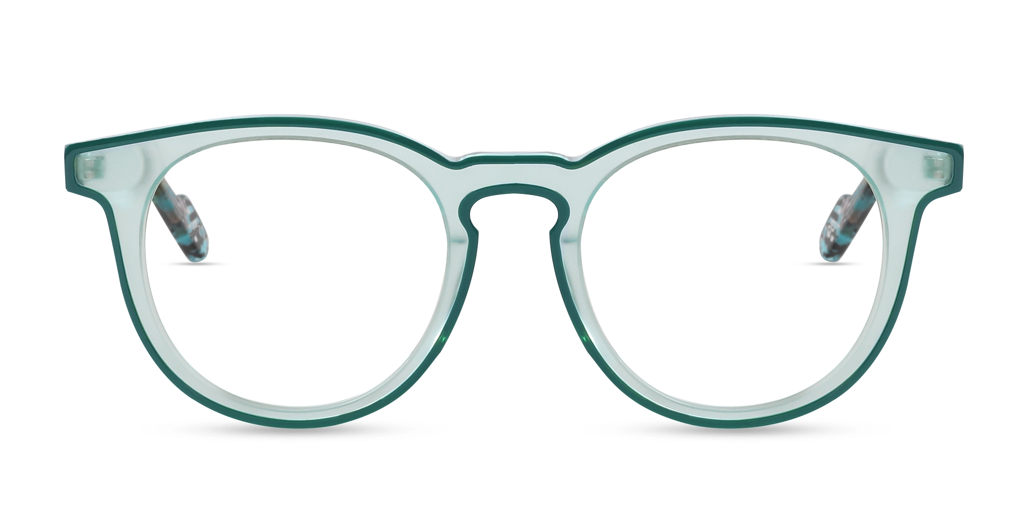 Matte Cruise Teal & Forest Green Glasses