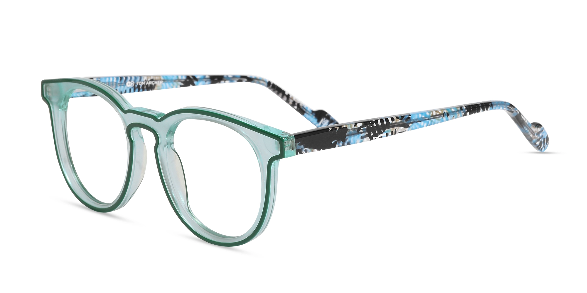 Matte Cruise Teal & Forest Green Glasses