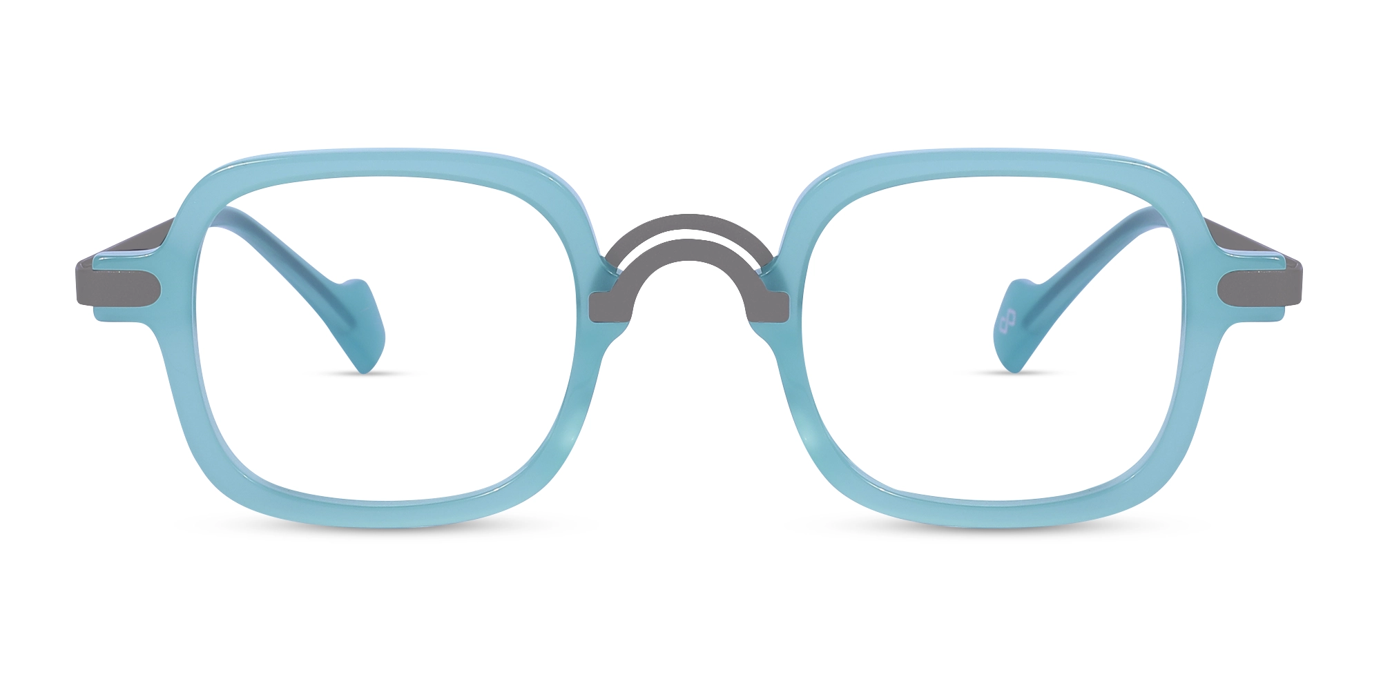 Blue Square Glasses Frame 1