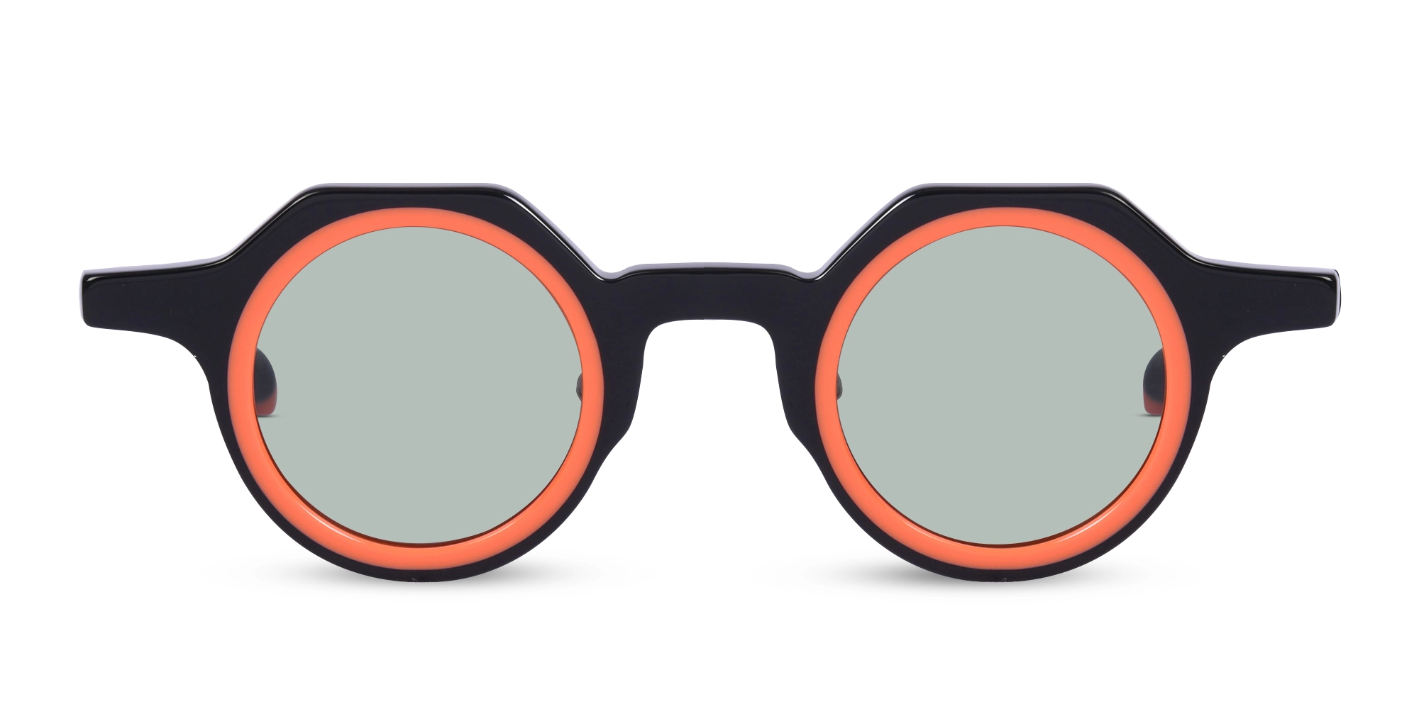 Black And Orange Sunglasses-1