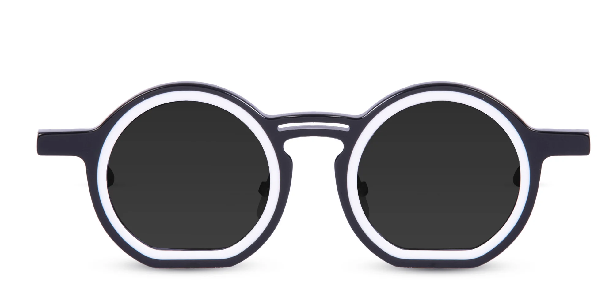 Black White Eyeglasses-1