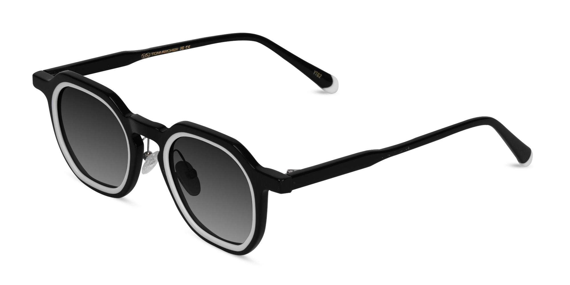 Black And White Designer Sunglasses