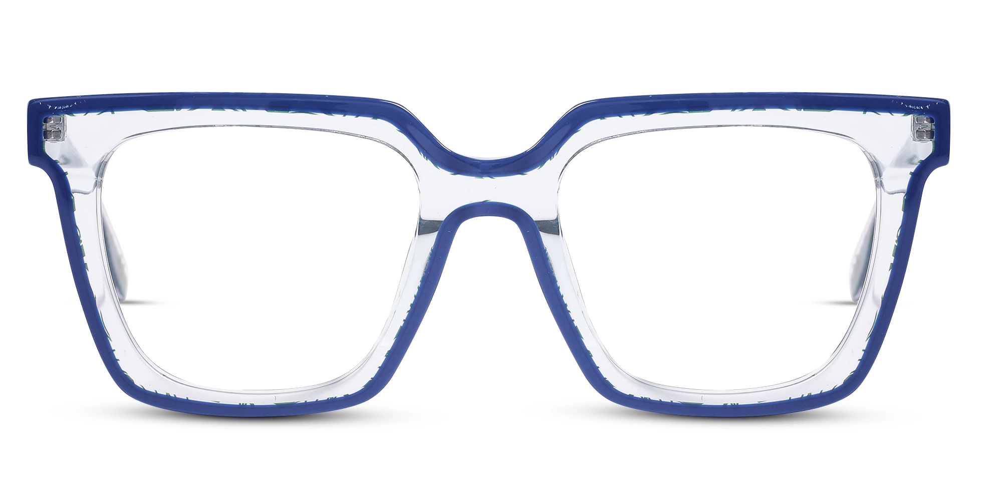 Blue Square Unisex Glasses