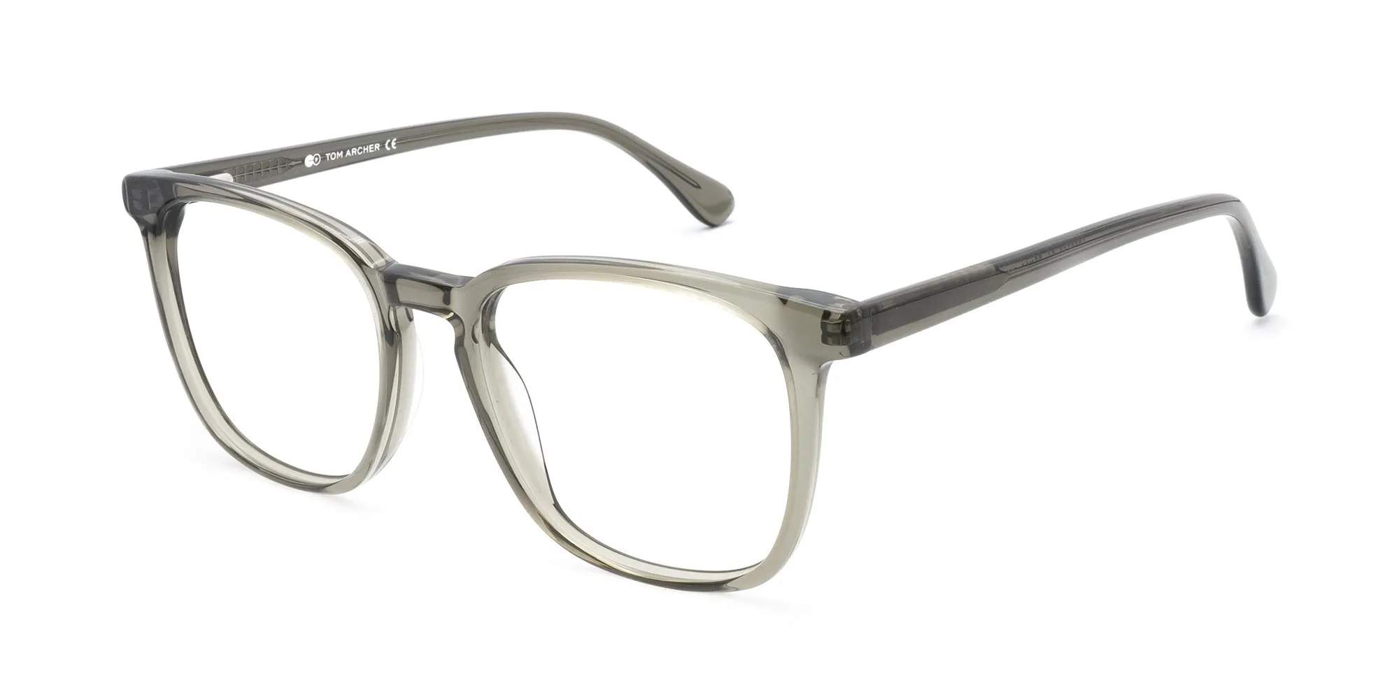 Crystal Grey Square Designer Glasses