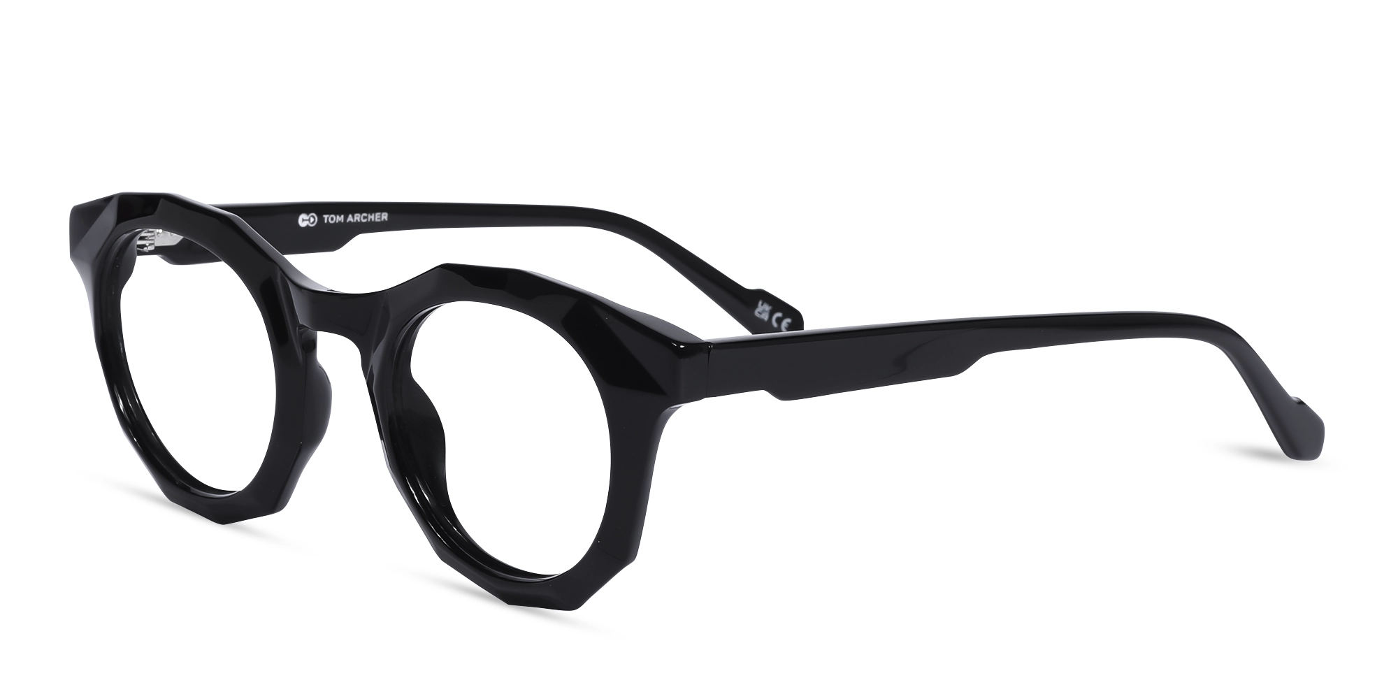 Black Keyhole Glasses