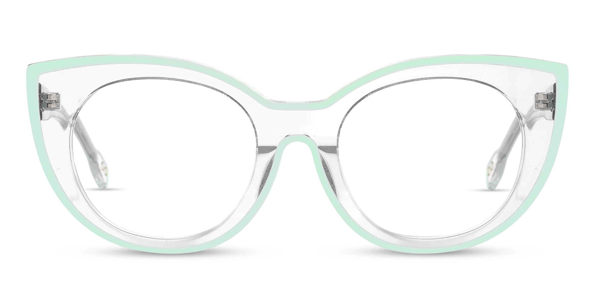 Green Cat eye Glasses