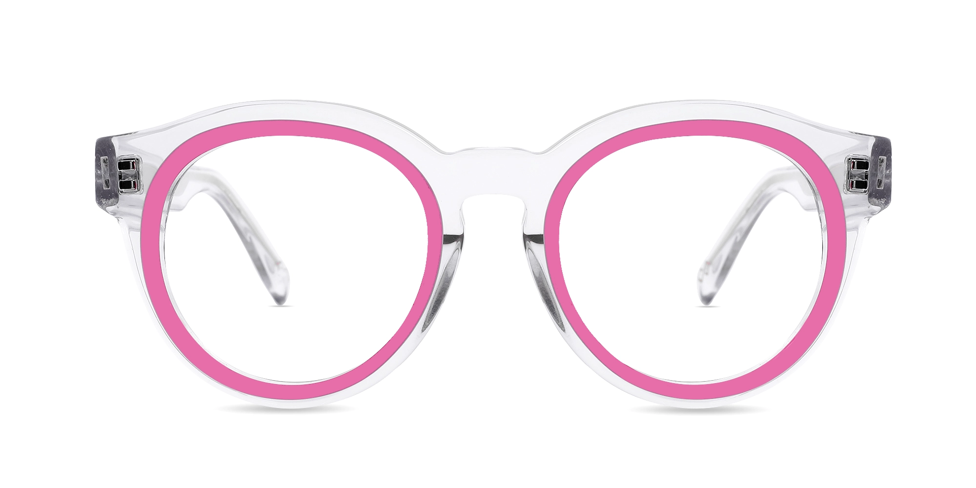 Pink Oval Glasses