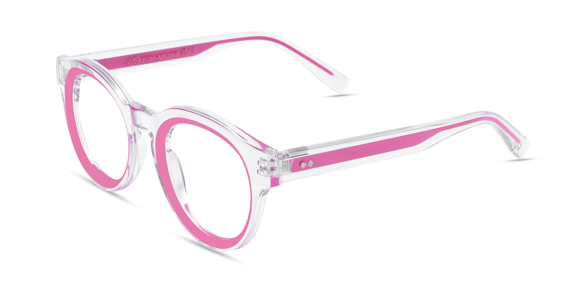 Pink Oval Glasses