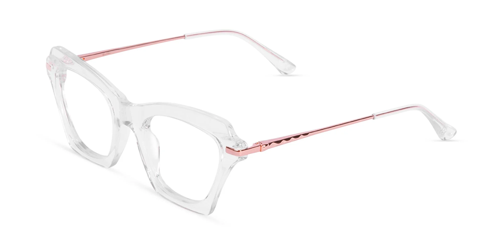 Clear Cat Eye Glasses