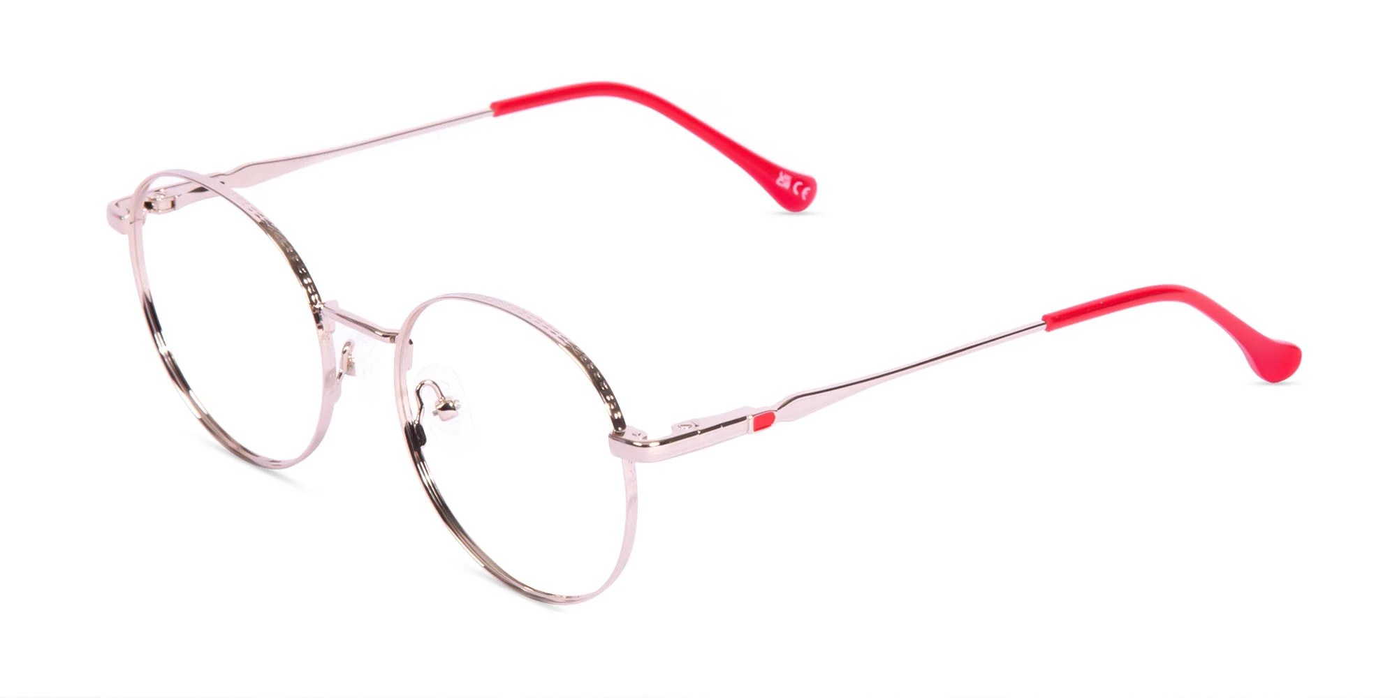 Eyeglasses With Gold Frame-1