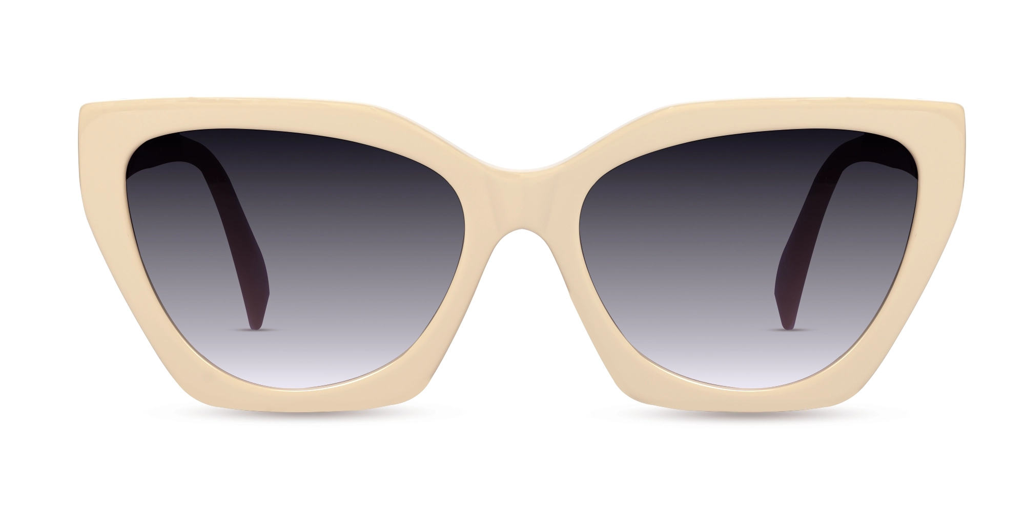 Bisque Cat-Eye Geometric Sunglasses-1