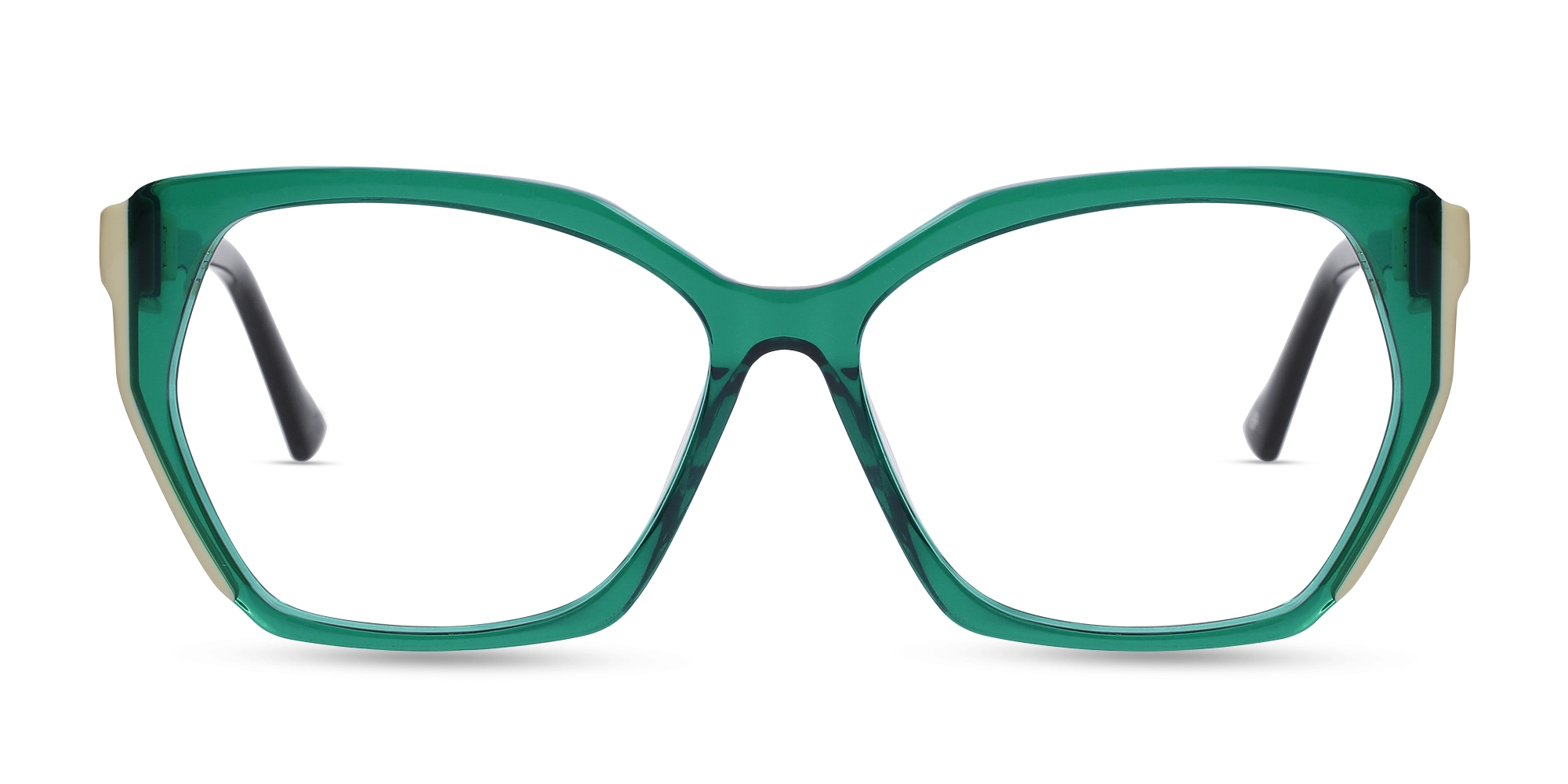 Teal Green Cat Eye Eyeglasses