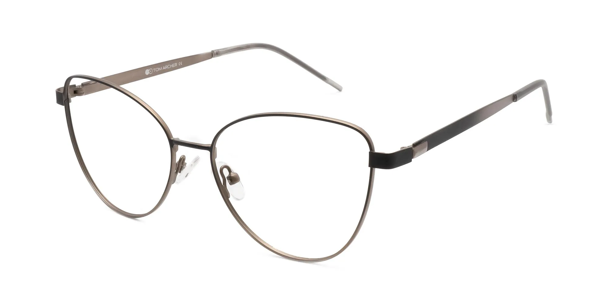 Wire Frame Cat Eye Glasses-2