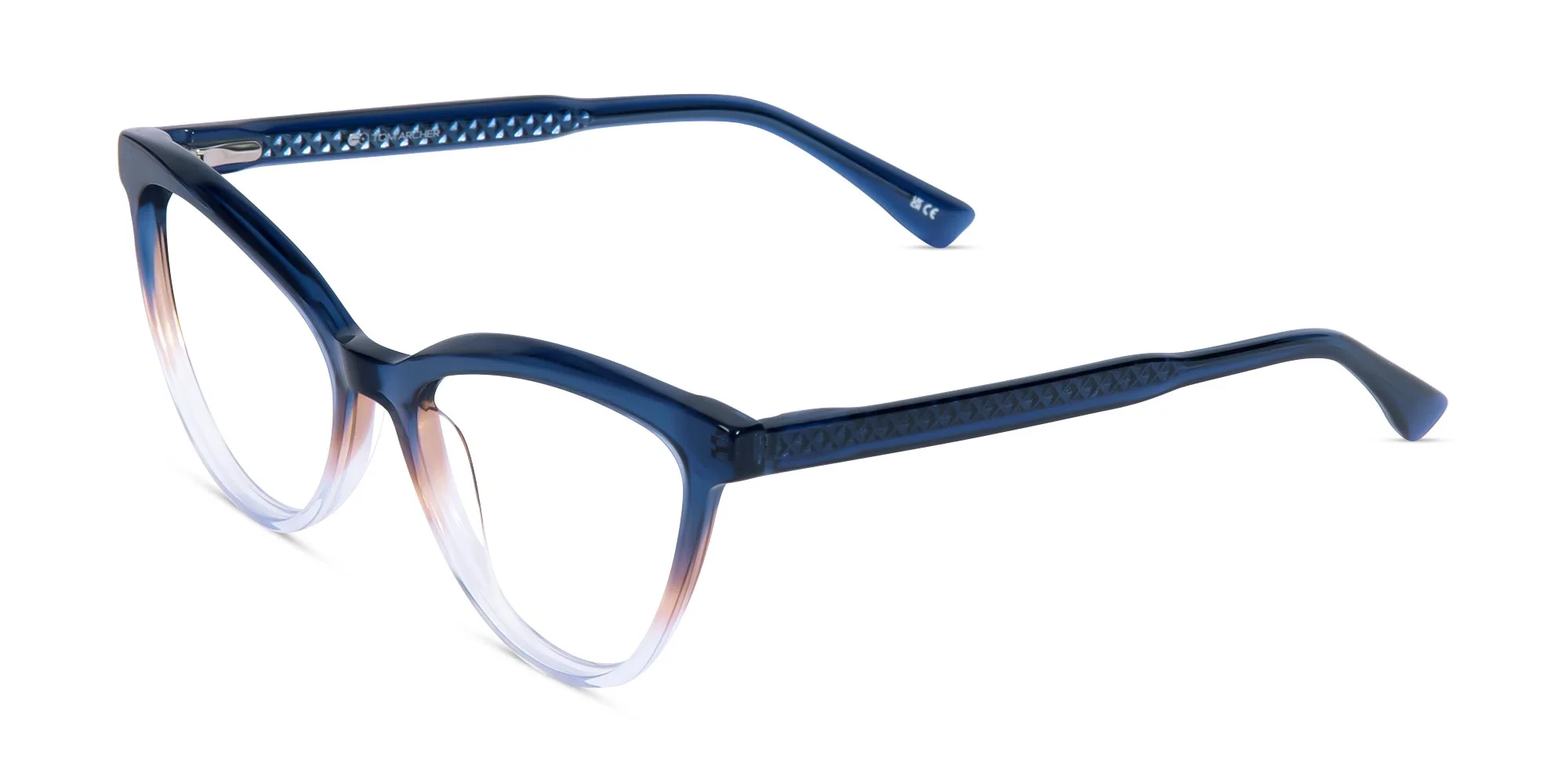 Blue Cat Eye Glasses Frames-1