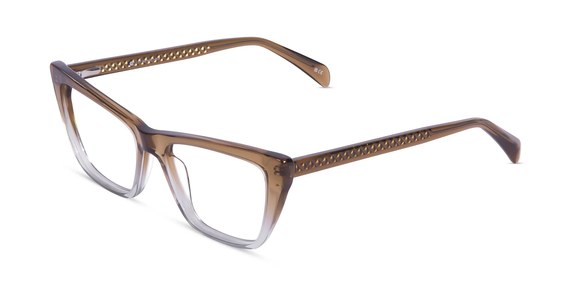Brown Cat Eye Glasses Frames-1