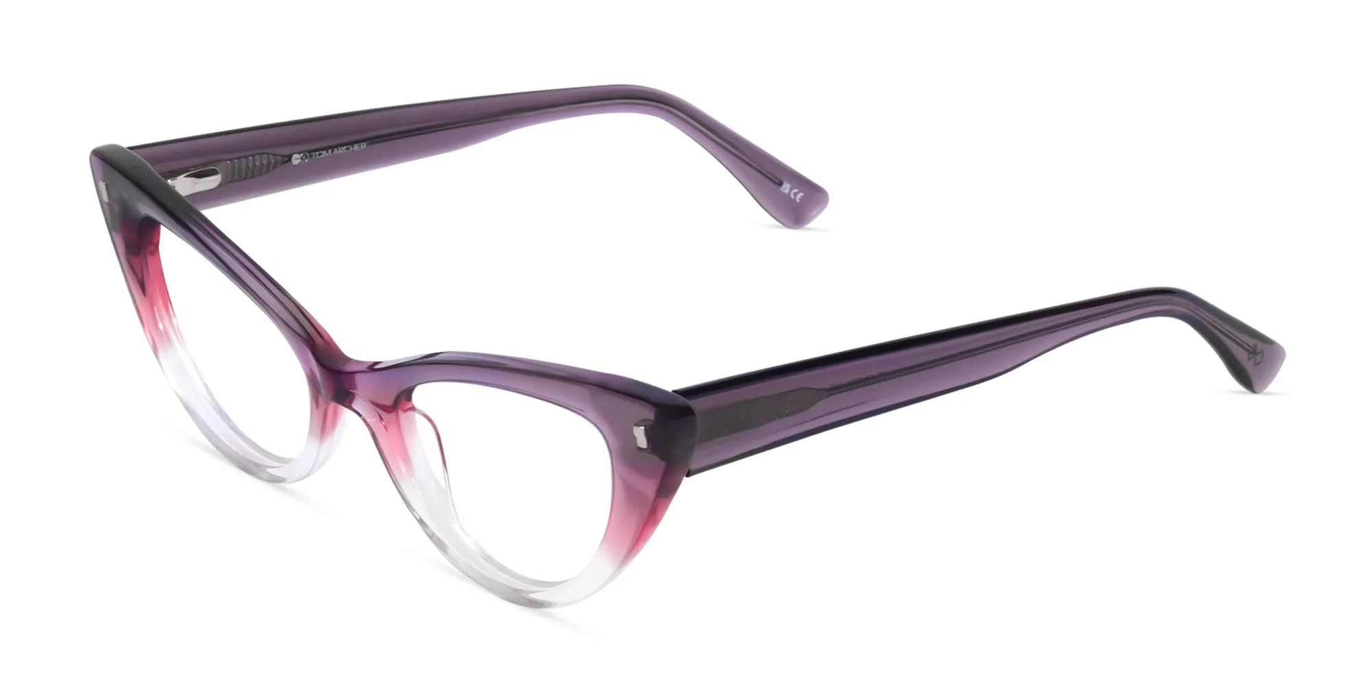 Purple Cat Eye Reading Glasses-1