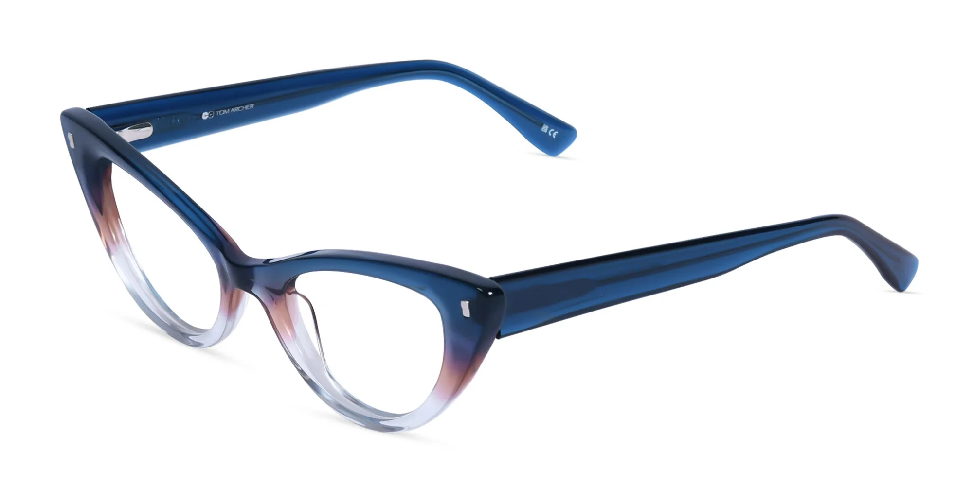 Crystal Blue Acetate Glasses-1