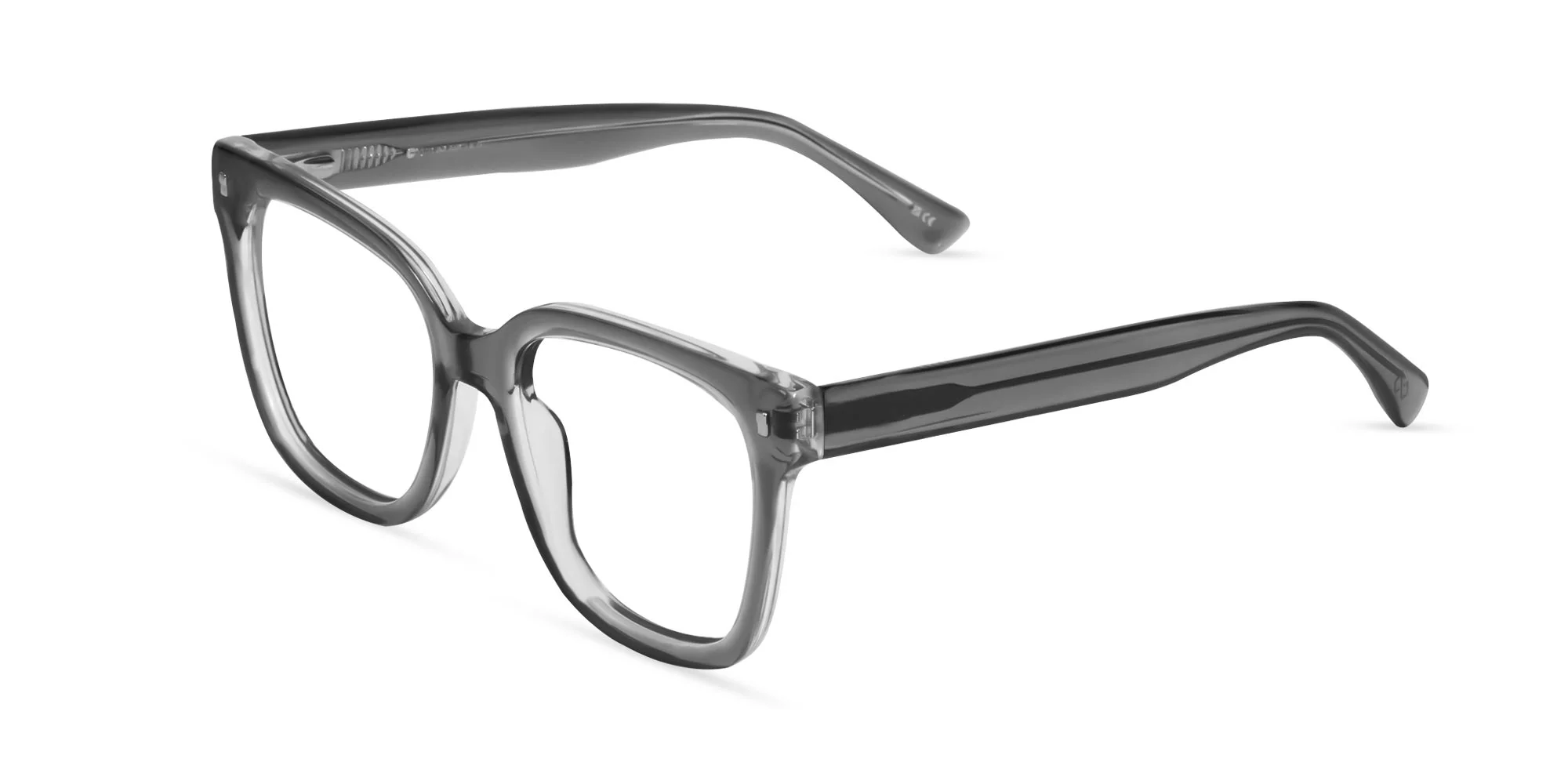 Crystal grey Square Frame eyeglasses-1