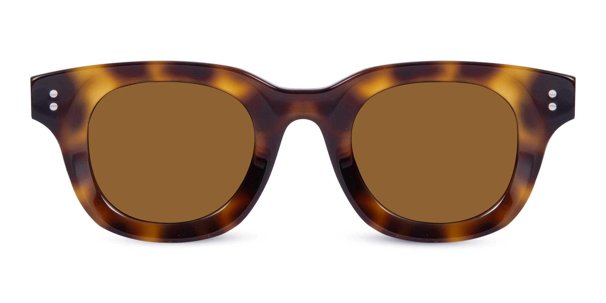 Round Tortoiseshell Sunglasses-1