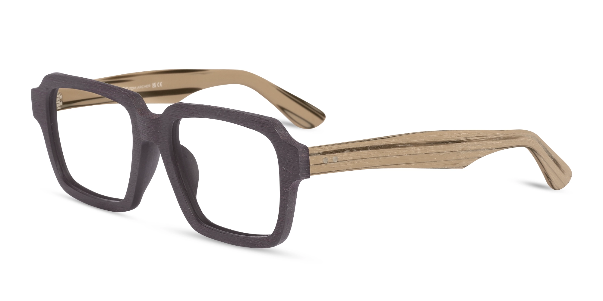 Wenge Teak Wooden Glasses For Men