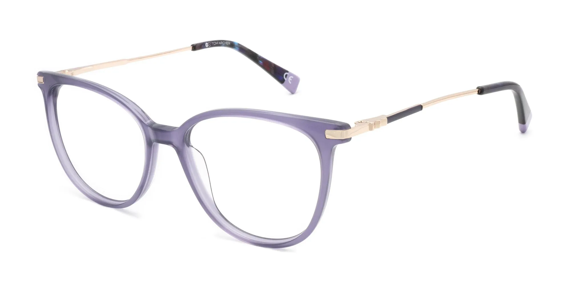 Purple Cat Eye Glasses Frames-2