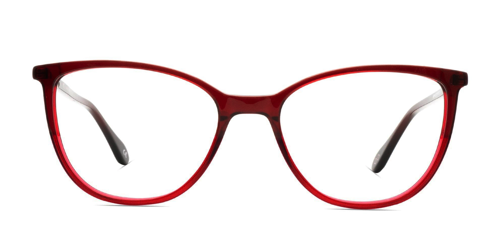 Round Cat Eye Prescription Glasses-1