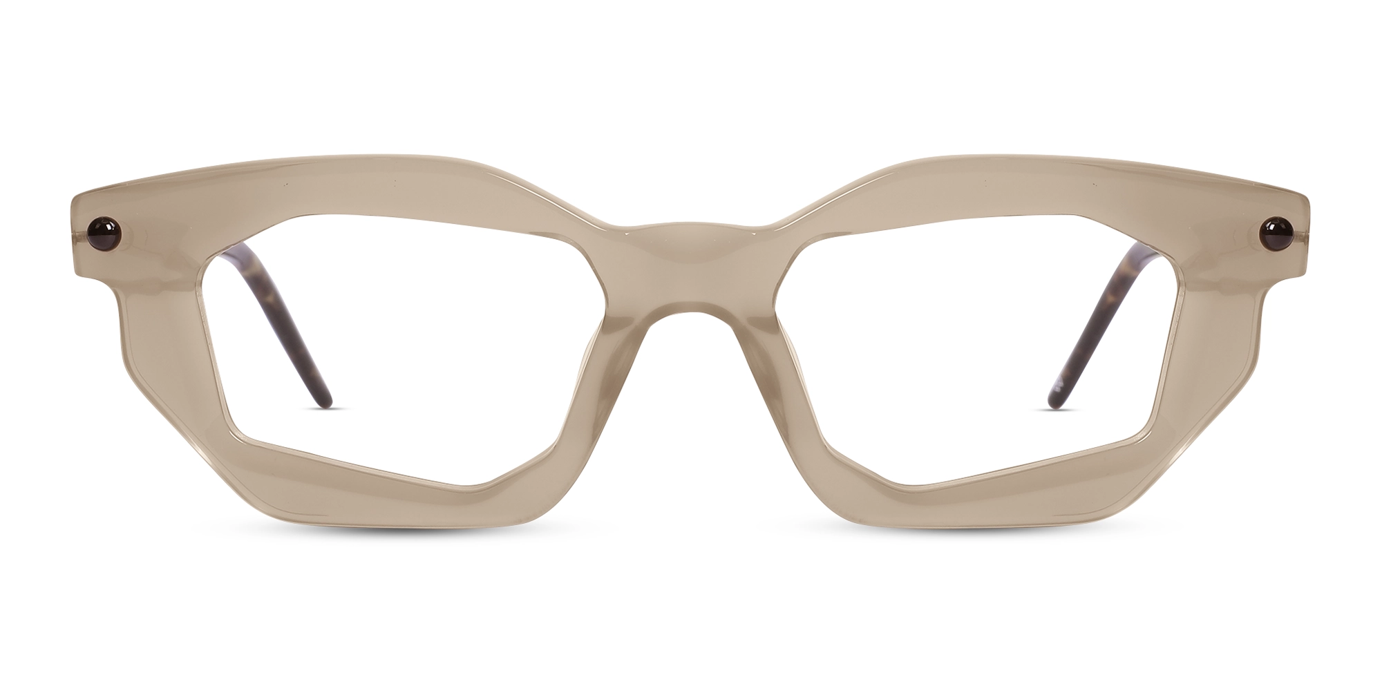 Crystal Rectangle Cat Eye Frame Eyeglasses