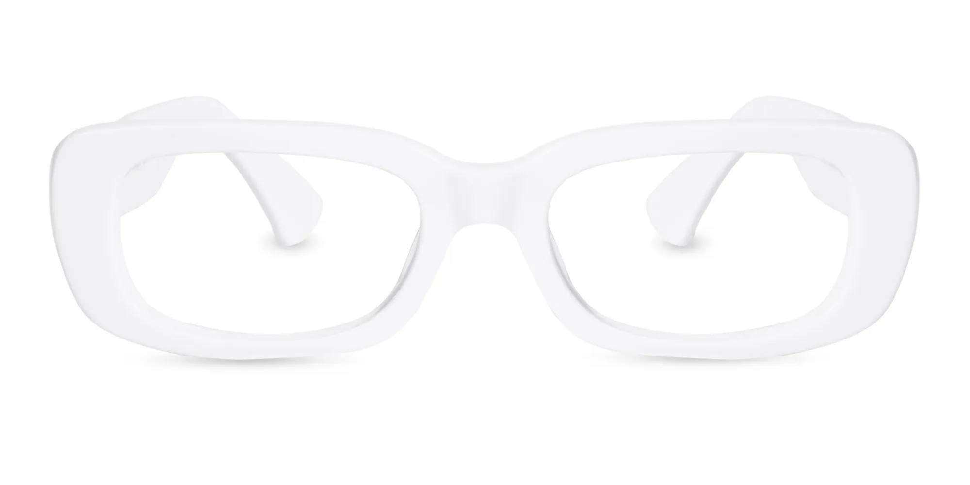 White Frame Glasses