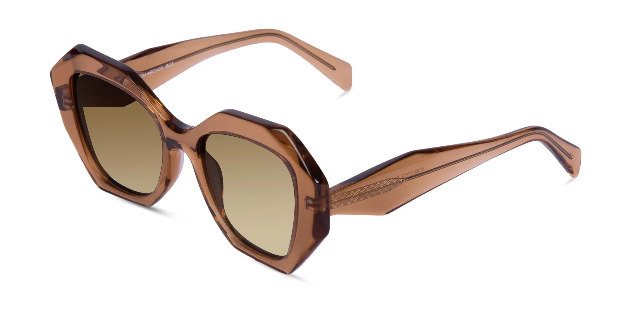 Oversized Brown Sunglasses-1