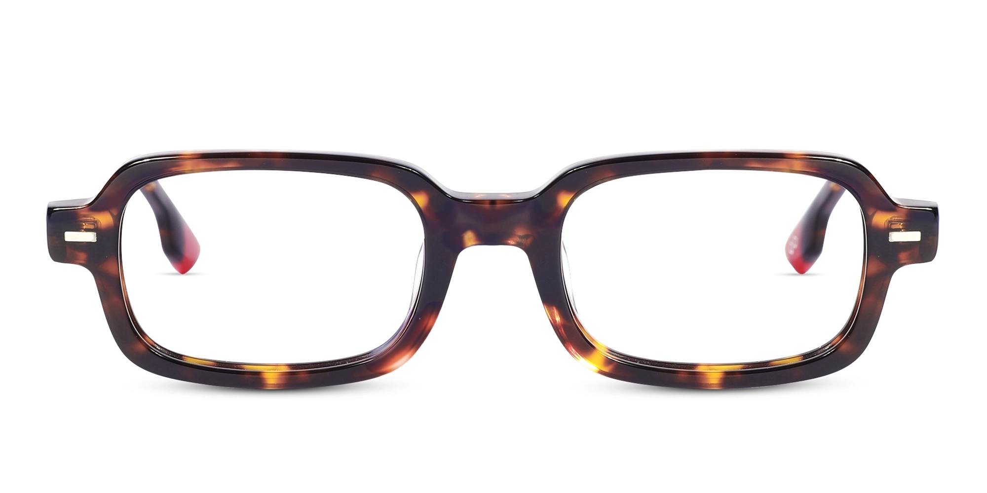 Tortoise Shell Rectangle Glasses 1