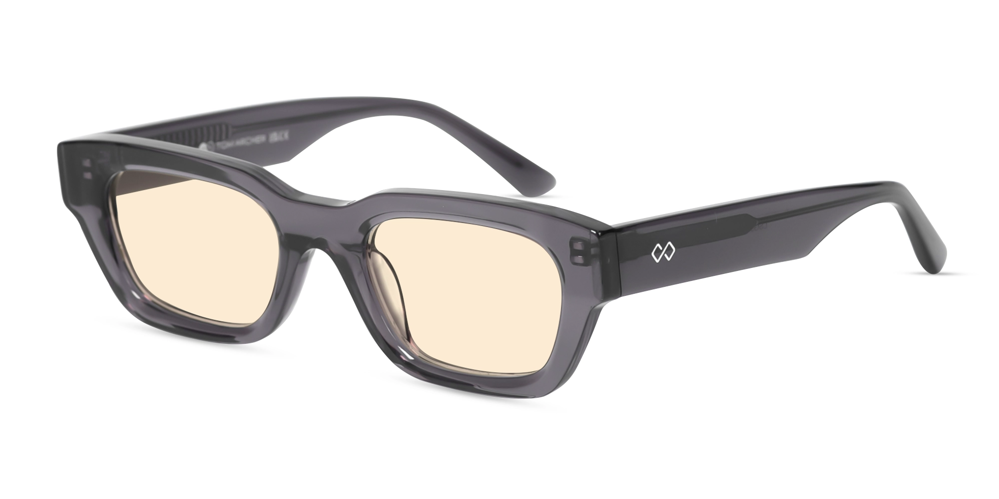 Acetate Full Rim Rectangle Sunglasses 