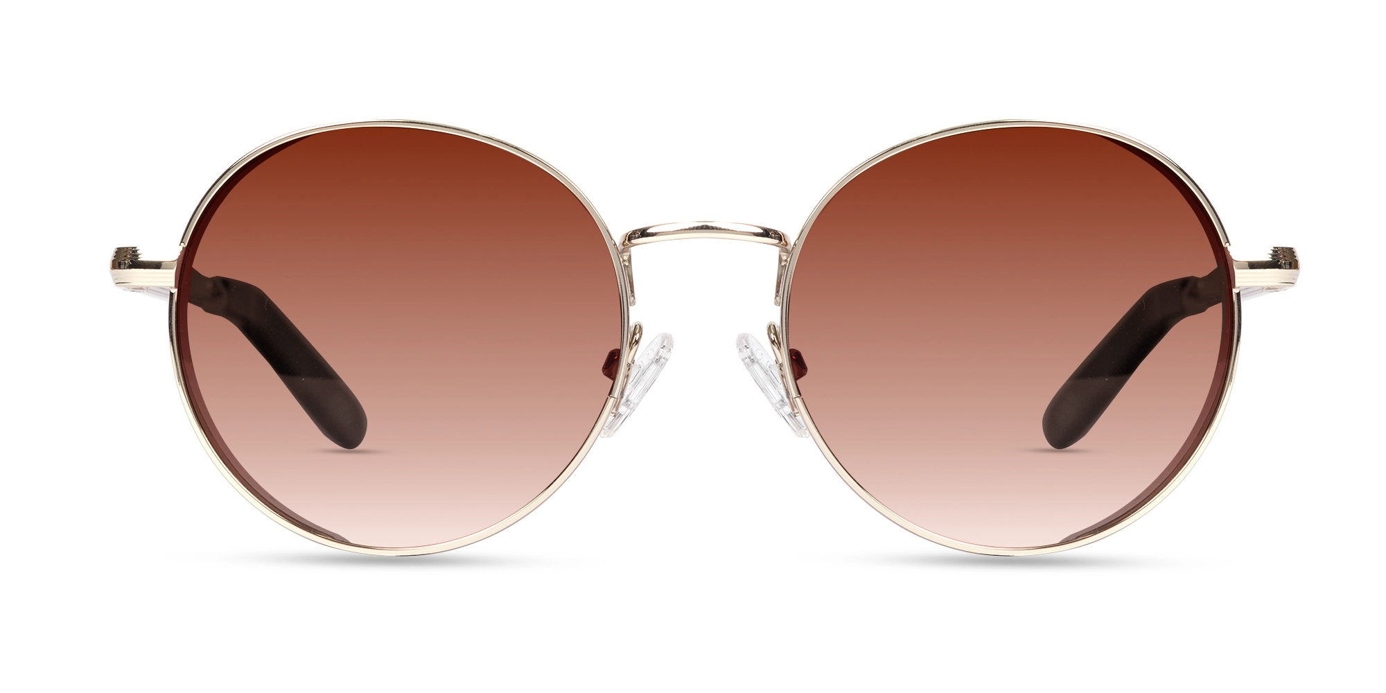 Tortoise Metal Round Sunglasses | Specscart-1