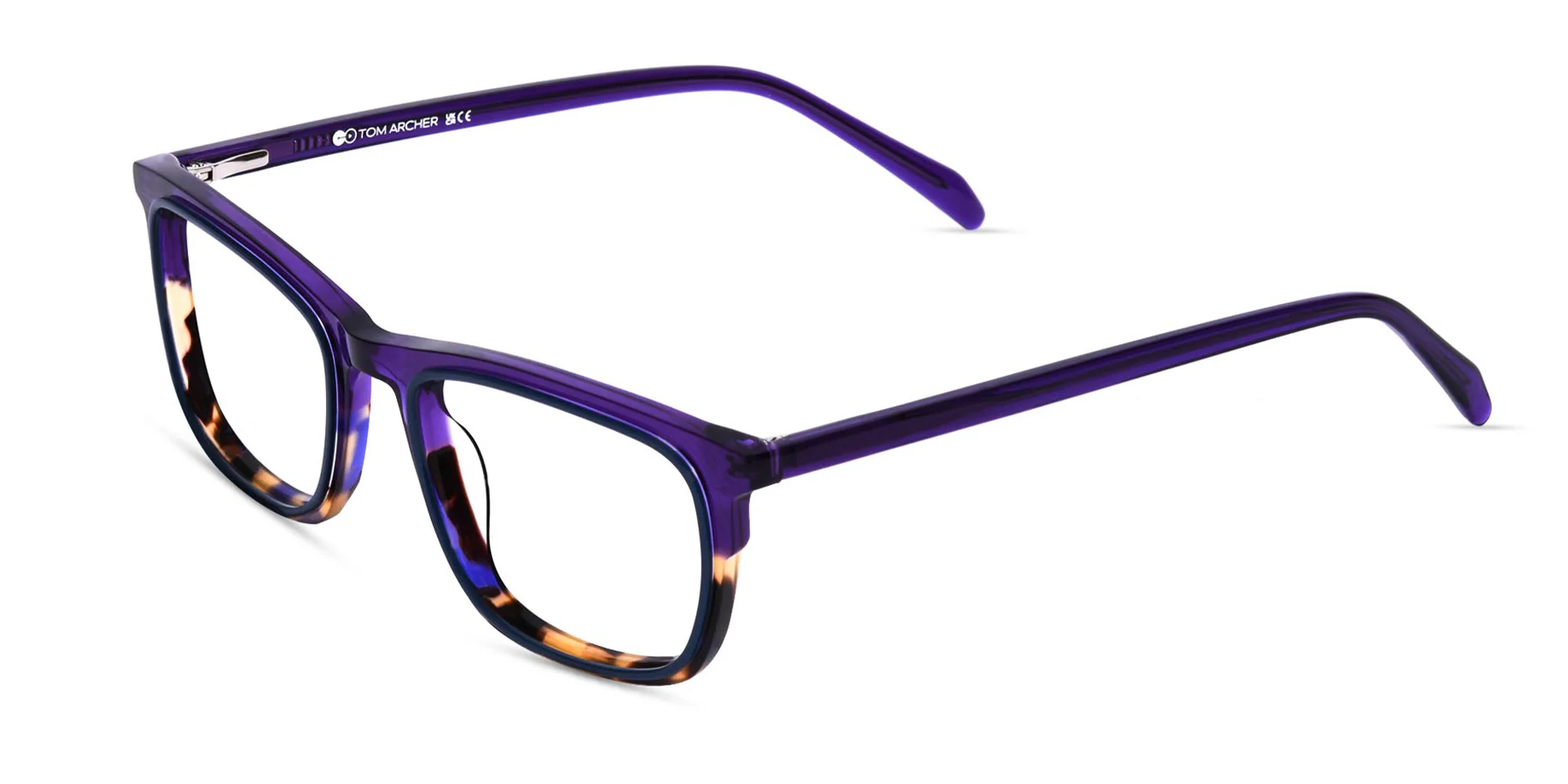 Purple Tortoise Shell Glasses-1