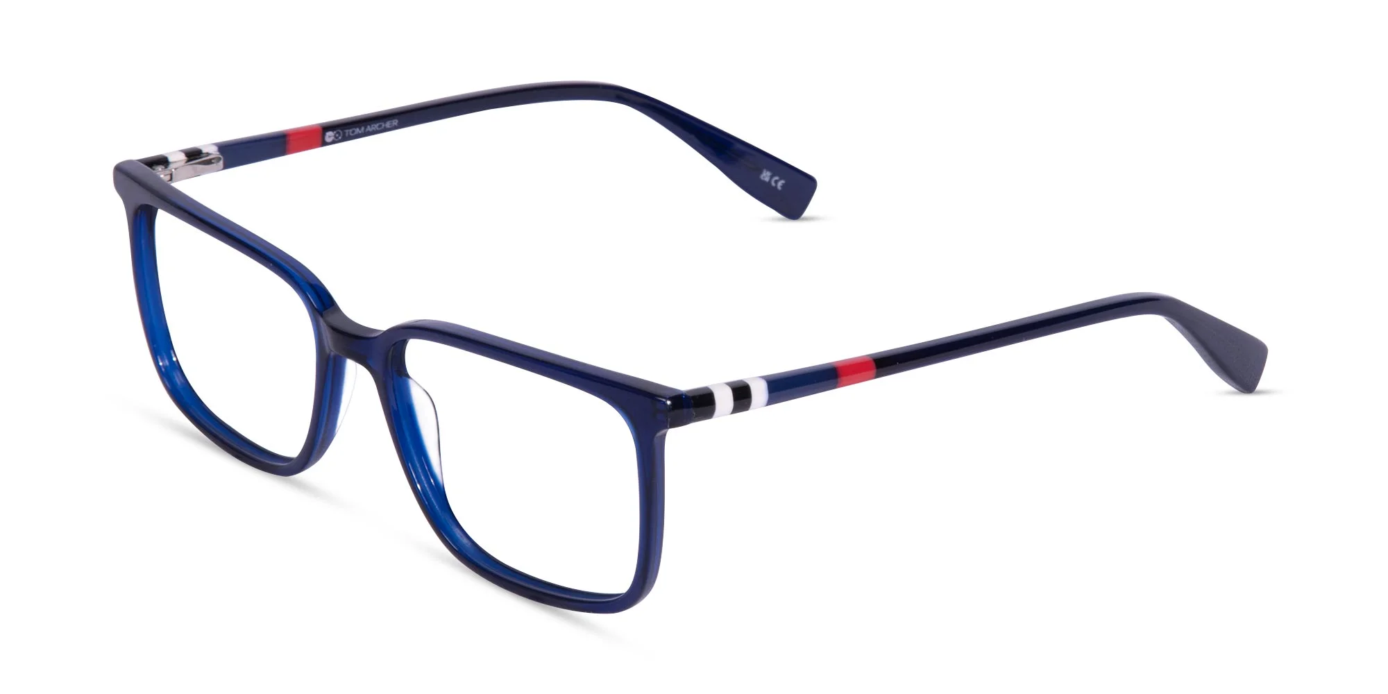 Blue Rectangle Eyeglasses Frames-1