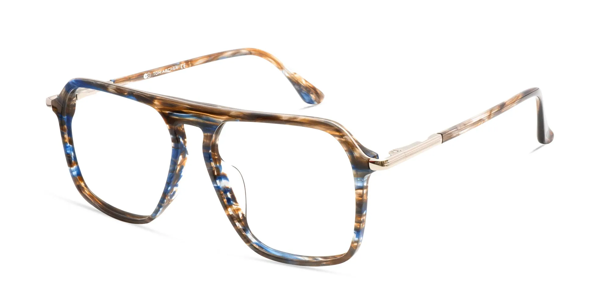 Flat Top Tortoiseshell Glasses-2