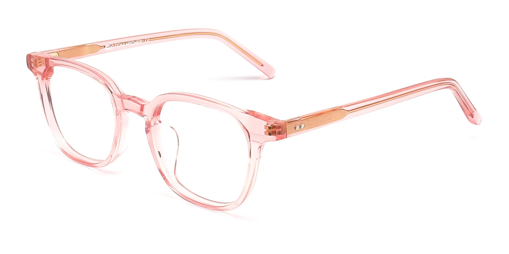 Pink Square Glasses-2