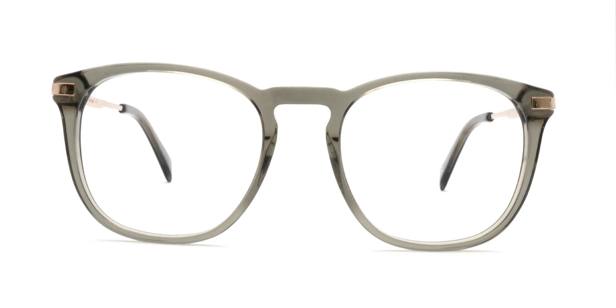 Crystal Grey Square Glasses For Men & Women-2