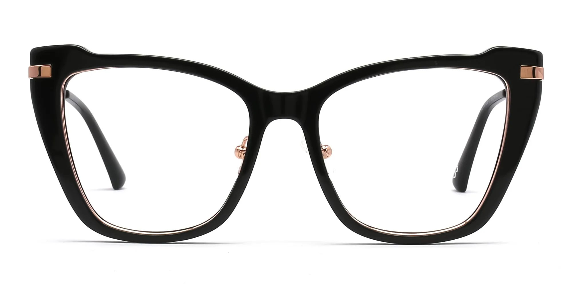 black cat eye spectacles